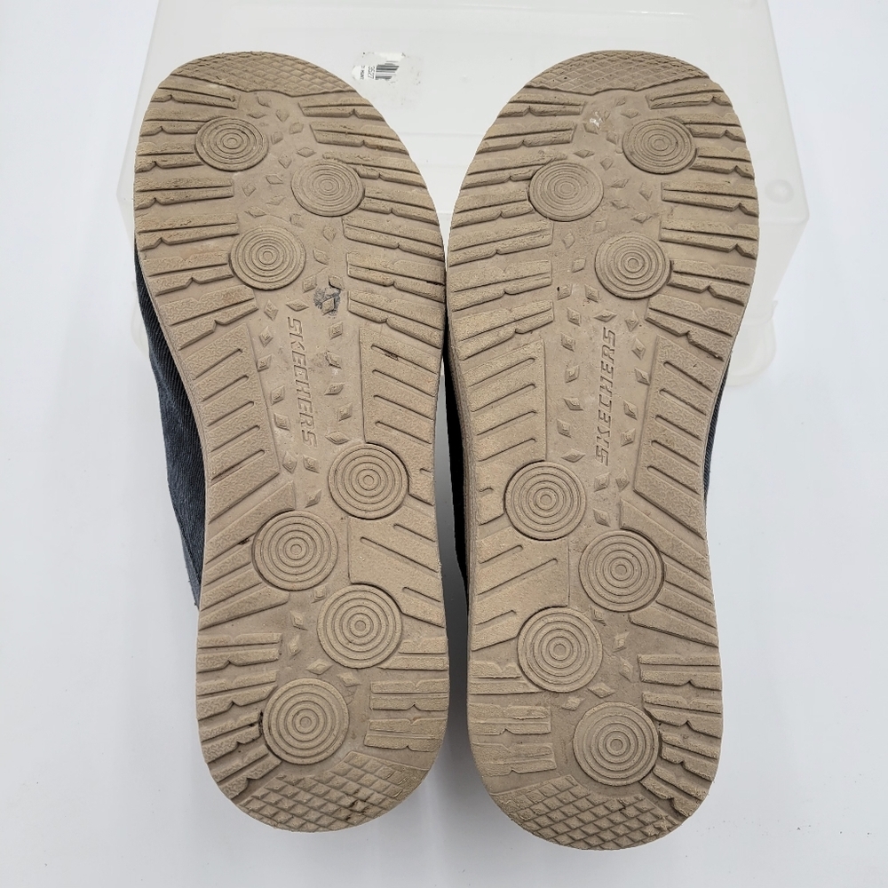 Sketchers Air Cooled Gogamat Arch Denim/Brown Spot on front Sneaker Size 10 - Picture 6 of 12